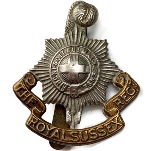 WW2 Royal Sussex Regiment Cap Badge