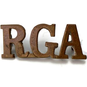 Royal Garrison Artillery RGA Shoulder Title