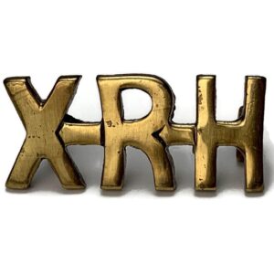 10th Royal Hussars Regiment XRH Shoulder Title