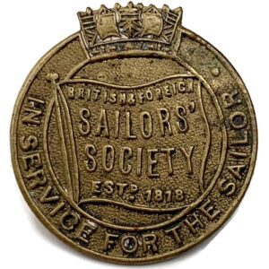 Sailors Society Merchant Navy & Royal Naval Welfare Charity Lapel Pin Badge