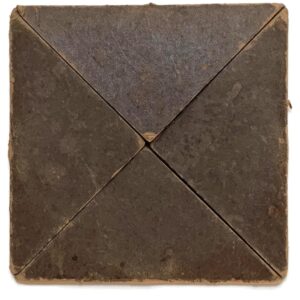 WW1 Death Penny / Memorial Plaque Cardboard Issue Envelope Cover