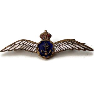 WW1 British Royal Naval Air Service RNAS Navy Sweetheart Brooch
