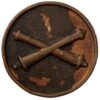 WW1 United States Army American Artillery Corps Branch Collar Insignia Disk Badge