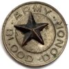 WW2 Burma Campaign Indian Army Blood Donor Lapel Badge - Made in Calcutta India