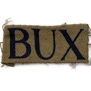 WW2 Home Guard Buckinghamshire Battalion BUX Cloth Shoulder Title Insignia Badge