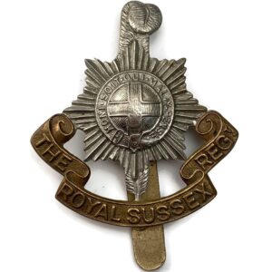 WW2 Royal Sussex Regiment Cap Badge