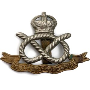 WW1 South Staffordshire Regiment Cap Badge