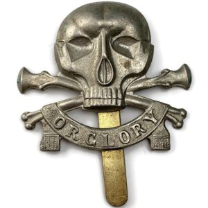 WW2 17th / 21st Lancers (Deaths Head) Regiment Cap Badge