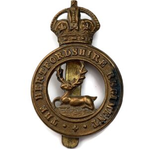 WW1 Hertfordshire Regiment Cap Badge