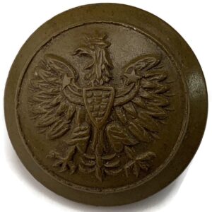 WW2 Free Polish Forces (Army In Exile) PLASTIC Battle of Poland Tunic Button - 25mm