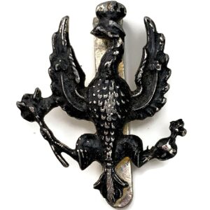 14th/20th Kings Hussars Regiment Staybrite Anodised Cap Badge - Staybright