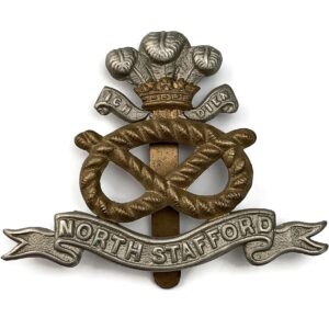 WW2 North Staffordshire (Stafford) Regiment Cap Badge