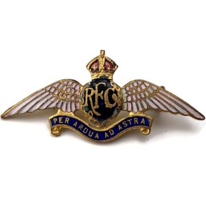 WW1 Royal Flying Corps RFC Sweetheart Brooch Badge