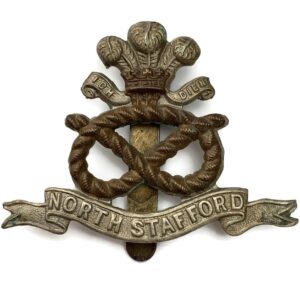 WW1 North Staffordshire (Stafford) Regiment Cap Badge