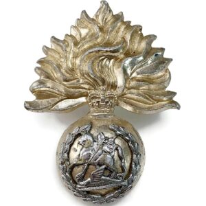 The Fusiliers Brigade Regiment Staybrite Anodised Cap Badge - Staybright