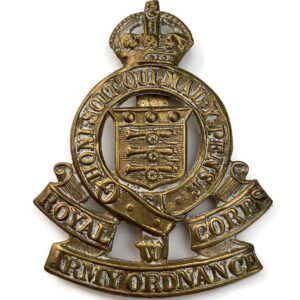 WW2 Royal Army Ordnance Corps RAOC Cap Badge