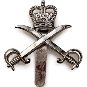 Royal Army Physical Training Corps Staff RAPTC Cap Badge - Queens Crown
