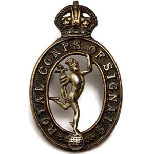 WW2 Royal Corps of Signals RCOS Collar Badge