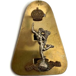 WW2 Royal Corps of Signals RCOS Cap Badge - DUAL CONSTRUCTION