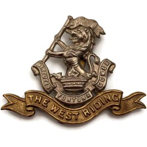 WW2 Duke of Wellingtons West Riding Regiment Cap Badge