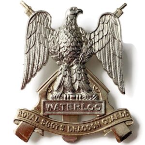 Royal Scots Dragoon Guards Regiment Staybrite Anodised Cap Badge - Staybright