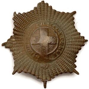 UK Dug Metal Detecting Find - WW1 Coldstream Guards Regiment Relic Cap Badge