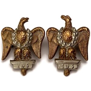 1st Royal Dragoons Regiment Collar Badge PAIR