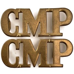 Corps of Military Police CMP Shoulder Title PAIR