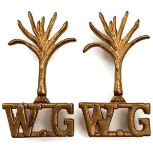 Welsh Guards Regiment SMALL PATTERN Shoulder Title PAIR
