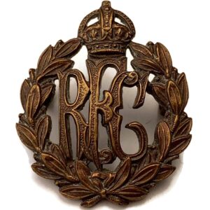 WW1 Royal Flying Corps RFC Bronze OFFICERS Collar Badge - J & CO Makers Mark