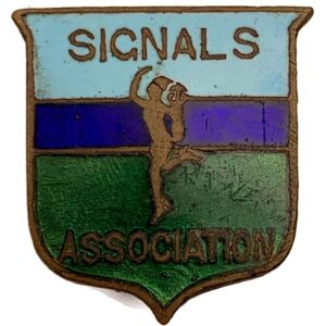 Royal Corps of Signals RCOS Old Comrades Association OCA Lapel Badge