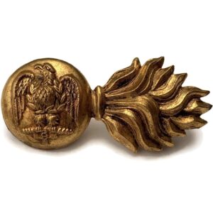 Royal Irish Fusiliers Regiment Collar Badge