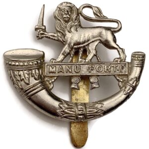 WW2 Herefordshire Light Infantry Regiment Hereford Cap Badge - J.R.GAUNT LONDON