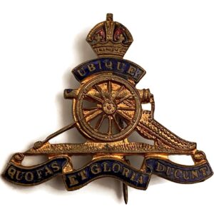 Royal Artillery Regiment Sweetheart Brooch