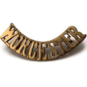 VICTORIAN / BOER WAR Worcestershire Regiment Shoulder Title