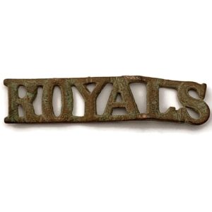 UK Dug Detecting Find - WW1 1st The Royal Dragoons Regiment Relic Shoulder Title