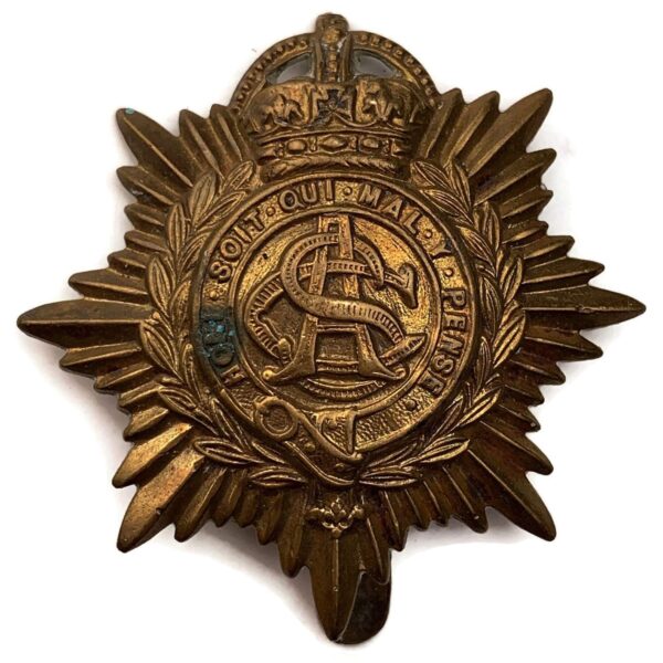WW1 Army Service Corps ASC Non Voided ECONOMY ISSUE Cap Badge - British ...