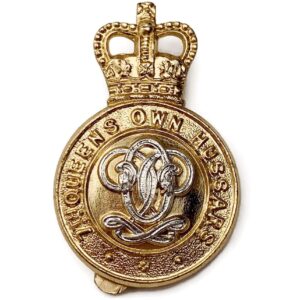 7th Queens Own Hussars Regiment Staybrite Anodised Cap Badge - Staybright