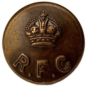 WW1 Royal Flying Corps RFC Tunic Button - J.R.GAUNT LONDON - 14mm