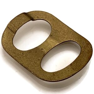 Original Issue WW1 Cap Badge Slider Retaining Backing Clip Fixing