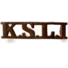 WW2 Kings Shropshire Light Infantry KSLI Regiment King's Shoulder Title