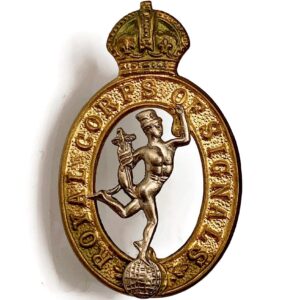 WW2 Royal Corps of Signals RCOS Collar Badge
