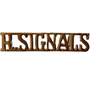 WW2 Royal Corps of Signals RCOS Shoulder Title