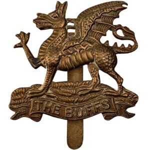 WW2 Royal East Kent (The Buffs) Regiment Cap Badge