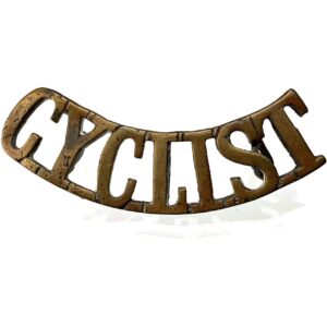 WW1 Army Cyclist Corps (Cyclists Regiment) Shoulder Title