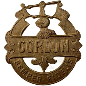 Gordon Boys School Surrey Combined Cadet Force CCF Officers Training Corps OTC Cap Badge