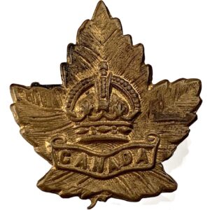 WW2 Canadian Army Division / Canada Corps CEF Collar Badge
