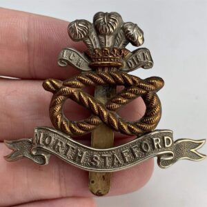 WW2 North Staffordshire (Stafford) Regiment Cap Badge