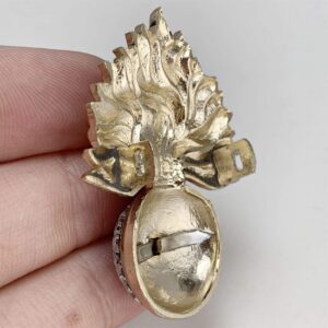 Northumberland Fusiliers Brigade Regiment Staybrite Anodised Cap Badge - Staybright