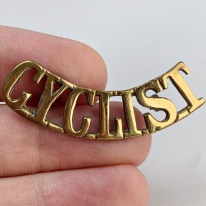 WW1 Army Cyclist Corps (Cyclists Regiment) Shoulder Title